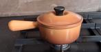 Le Creuset steelpan, Huis en Inrichting, Keuken | Potten en Pannen, Ophalen of Verzenden, Zo goed als nieuw, Gietijzer, Koekenpan of Braadpan
