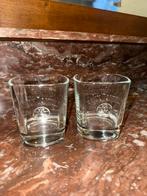 2 Jack Daniels drinkglazen, Ophalen of Verzenden, Zo goed als nieuw, Borrel- of Shotglas