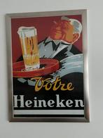 Heineken Posters in Lijst(55x75cm). Set van 3., Verzamelen, Merken en Reclamevoorwerpen, Ophalen, Zo goed als nieuw, Reclamebord