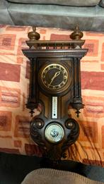Antieke klok met thermometer en barometer, Antiek en Kunst, Antiek | Klokken, Ophalen