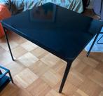 IKEA dinertafel eettafel tafel zwarte 110x110x73,5 hardglas, Huis en Inrichting, Rechthoekig, 50 tot 100 cm, Ophalen of Verzenden