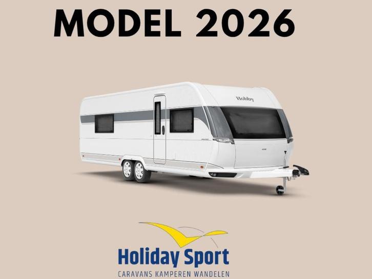 Hobby Prestige 720 WQC modeljaar 2026, Caravans en Kamperen, Caravans, Bedrijf, tot en met 4, 1500 - 2000 kg, Rondzit, Hobby, Queensbed