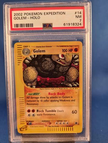 Golem 14/165 - Expedition Base Set (PSA 7) beschikbaar voor biedingen
