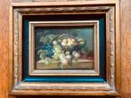 Stilleven met Fruit, Olieverf op Linnen, Vergulde Lijst, Antiek en Kunst, Kunst | Schilderijen | Klassiek, Ophalen of Verzenden