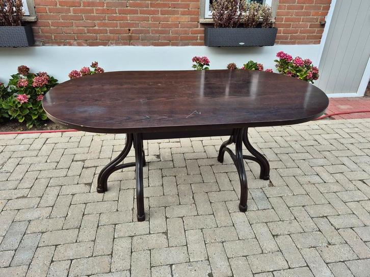 Eetkamertafel selection norm  prachtig wenge  kleur jaren 90, Huis en Inrichting, Tafels | Eettafels, Gebruikt, 50 tot 100 cm