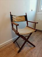 Vintage Regisseursstoel van Hout, Huis en Inrichting, Ophalen, Gebruikt, Bruin, Eén