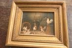 schilderij stal met kippen A. Marijnissen, Antiek en Kunst, Kunst | Schilderijen | Klassiek, Ophalen