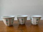 3 Arabische Koffiekommetjes 'Jaren 70' Nieuw, Ophalen of Verzenden, Nieuw, Overige stijlen