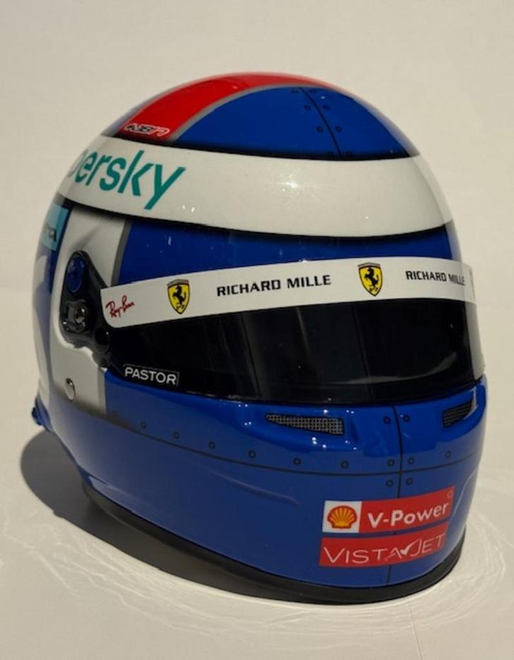 Charles Leclerc 2021 helm 1:2 GP Monaco, Verzamelen, Automerken, Motoren en Formule 1, Zo goed als nieuw, Formule 1, Ophalen of Verzenden
