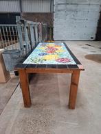 Houten Tafel met Mozaïek, Ophalen