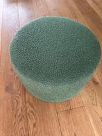 Poef mosgroen 50x30 cm, Ophalen, Zo goed als nieuw, Rond, Minder dan 50 cm
