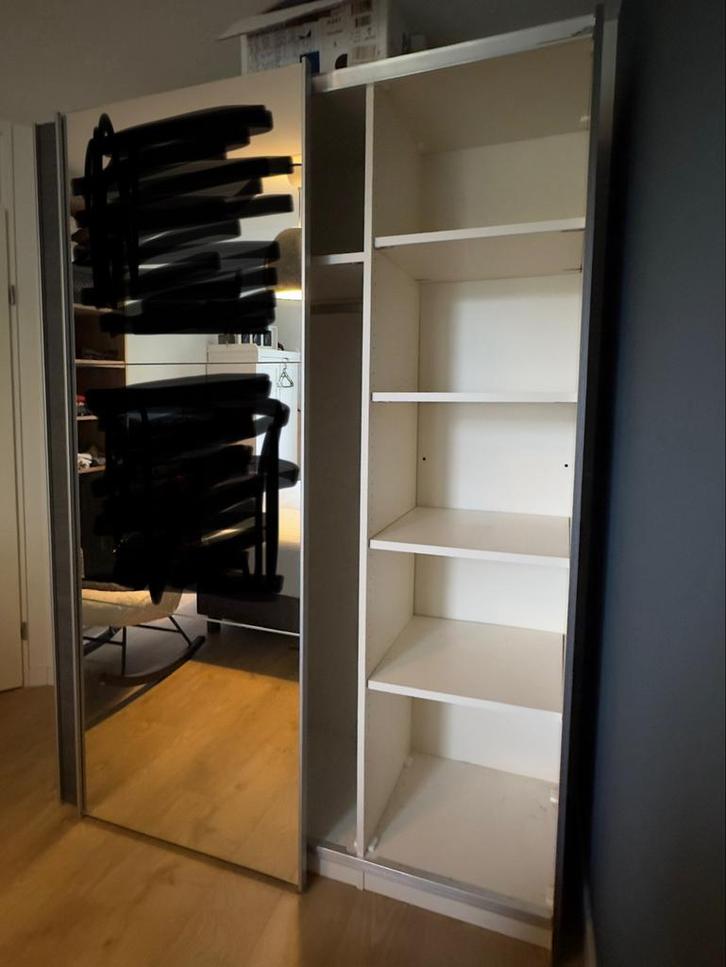 Schuifdeurkast Kixx, Huis en Inrichting, Kasten | Kledingkasten, Gebruikt, 200 cm of meer, 150 tot 200 cm, 50 tot 75 cm, Met deur(en)