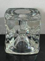Sklo Union kubus glas kandelaar 9/9 cm, Verzamelen, Ophalen of Verzenden