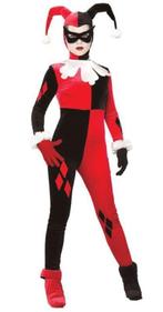 Leuk rood/wit/zwart HARLEY QUINN/JOKER pak, Ophalen, Carnaval, Nieuw, Kleding