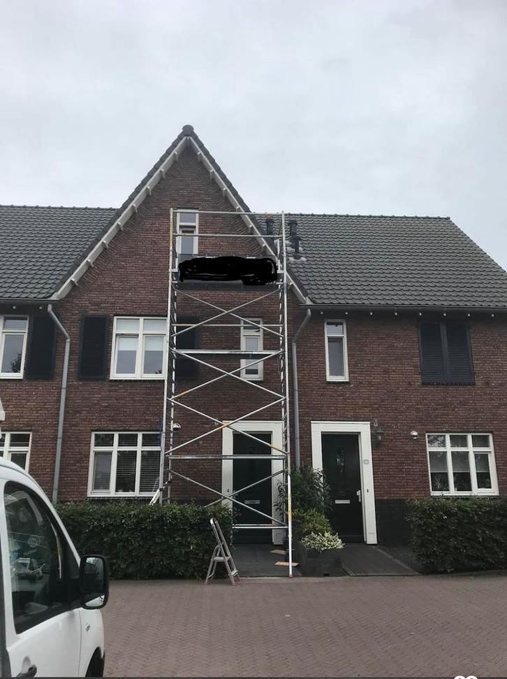 Altrex/ Steigerkoning Steiger 12 mtr, Doe-het-zelf en Verbouw, Steigers, Gebruikt, Rolsteiger of Kamersteiger, 5 meter of hoger