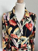 King Louie maat 40 midi blouse jurk, Maat 38/40 (M), Zwart, Ophalen of Verzenden, Zo goed als nieuw