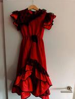 Spaanse danseres jurk - Maat 116 - 122, Kinderen en Baby's, Ophalen of Verzenden, Zo goed als nieuw, 122 t/m 128, Meisje