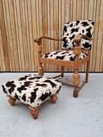 Stoel ( Fauteuil ) met Koeienprint, Ophalen