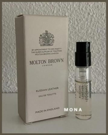 Russian Leather niche parfum sample proefje tester monster beschikbaar voor biedingen