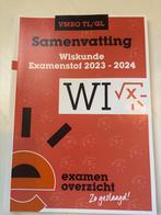 Wiskunde Samenvatting VMBO TL/GL 2023-2024, Ophalen of Verzenden, Nieuw, VMBO, Wiskunde A
