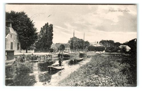Warffum, Pollen, Verzamelen, Ansichtkaarten | Nederland, Gelopen, Groningen, Voor 1920, Verzenden