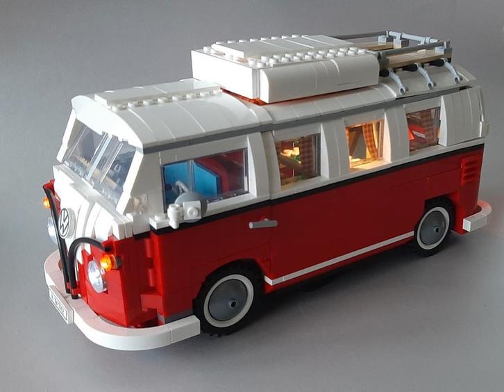 Lego Volkswagen T1 Camper Van, Kinderen en Baby's, Speelgoed | Duplo en Lego, Zo goed als nieuw, Lego, Complete set, Ophalen of Verzenden