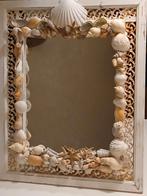 Curiosa spiegel met schelpen..56x46cm, Ophalen, Minder dan 50 cm, Zo goed als nieuw, Minder dan 100 cm