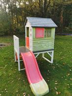 Smoby speelhuis met glijbaan voor buiten, Ophalen, Zo goed als nieuw, Kunststof