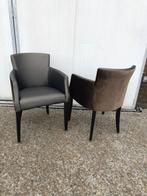 6 nieuwe luxe horeca restaurant eetkamer stoele Eric kuster, Huis en Inrichting, Ophalen, Bruin, Nieuw, Hout