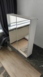 Spiegel bovenkast badkamer, Huis en Inrichting, Ophalen, Spiegelkast, 50 tot 100 cm, Zo goed als nieuw