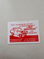 734 Sticker Autoschade Bedrijf Den Berndijk, Ophalen of Verzenden, Zo goed als nieuw