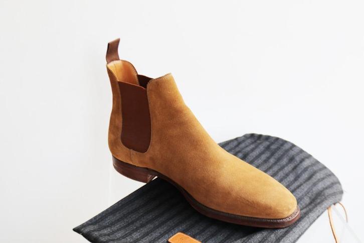 Crockett & Jones handgrade voor Baldessarini in 44 E = 10, Kleding | Heren, Schoenen, Zo goed als nieuw, Boots, Bruin, Ophalen of Verzenden