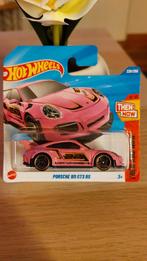 Hot Wheels Porsche 911 GT3 RS - Roze, Ophalen of Verzenden, Zo goed als nieuw, Auto
