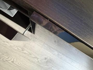 Zwart hoogglans tv-meubel 180 cm (IKEA Bestå) - afbeelding 3