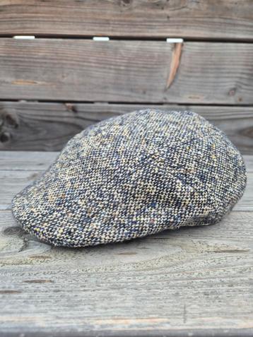 Stetson Texas Donegal Virgin Wool Flat Cap - Maat 57 beschikbaar voor biedingen