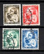 829 nvph 270-273 kinderzegels 1934 gebruikt zie scan., Postzegels en Munten, Postzegels | Nederland, Ophalen of Verzenden, T/m 1940