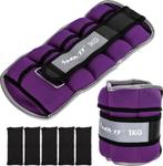 Enkelgewichten - Polsgewichten - Set van 2 x 1 kg - Paars, Dumbbell, Armen, Info@wwc-trading.com, Nieuw