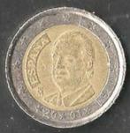 2 € munt Spanje, jaar 2001. ADV. no.59 S., Postzegels en Munten, Munten | Europa | Euromunten, 2 euro, Spanje, Losse munt, Verzenden