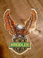 Kreidler Motor cycles biker vintage GROTE sticker adelaar, Ophalen of Verzenden, Zo goed als nieuw, Auto of Motor