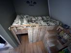 Kinderbed, Hoogslaper van Steigerhout, Kinderen en Baby's, Kinderkamer | Stapelbedden en Hoogslapers, Ophalen, Gebruikt, Halfhoogslaper