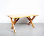Set van 2 design Ate van Apeldoorn tafel grenen eettafel, Huis en Inrichting, 50 tot 100 cm, 100 tot 150 cm, Vintage perriand