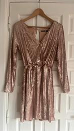 3x 38, 1 x 40 lichtroze pailletten jurk, feestelijk, Kleding | Dames, Jurken, Zo goed als nieuw, Roze, Boven de knie, Ophalen