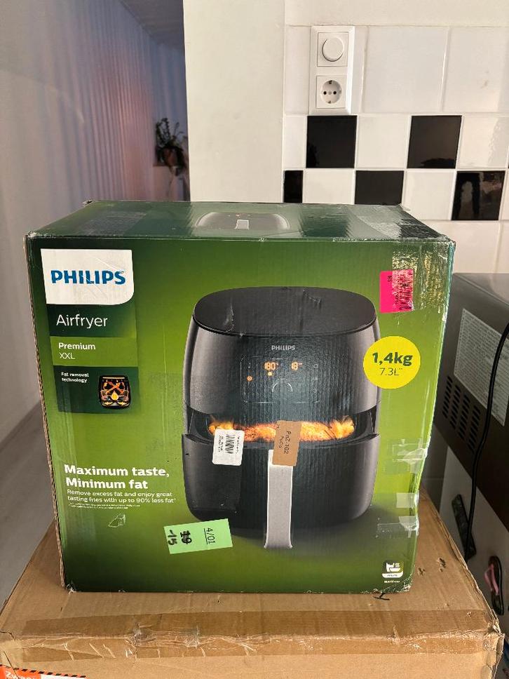 Philips Airfryer XXL Premium 7.3L – Nieuw, Nooit Gebruikt, Witgoed en Apparatuur, Airfryers, Nieuw, Airfryer, 1500 gram of meer