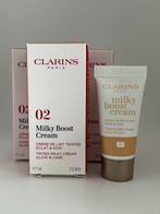 Clarins Milky Boost Cream 5 ml #02 Milky Nude#, Sieraden, Tassen en Uiterlijk, Uiterlijk | Cosmetica en Make-up, Nieuw, Gehele gezicht