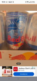 Red Bull blikje Max Verstappen, Ophalen of Verzenden, Zo goed als nieuw, Formule 1