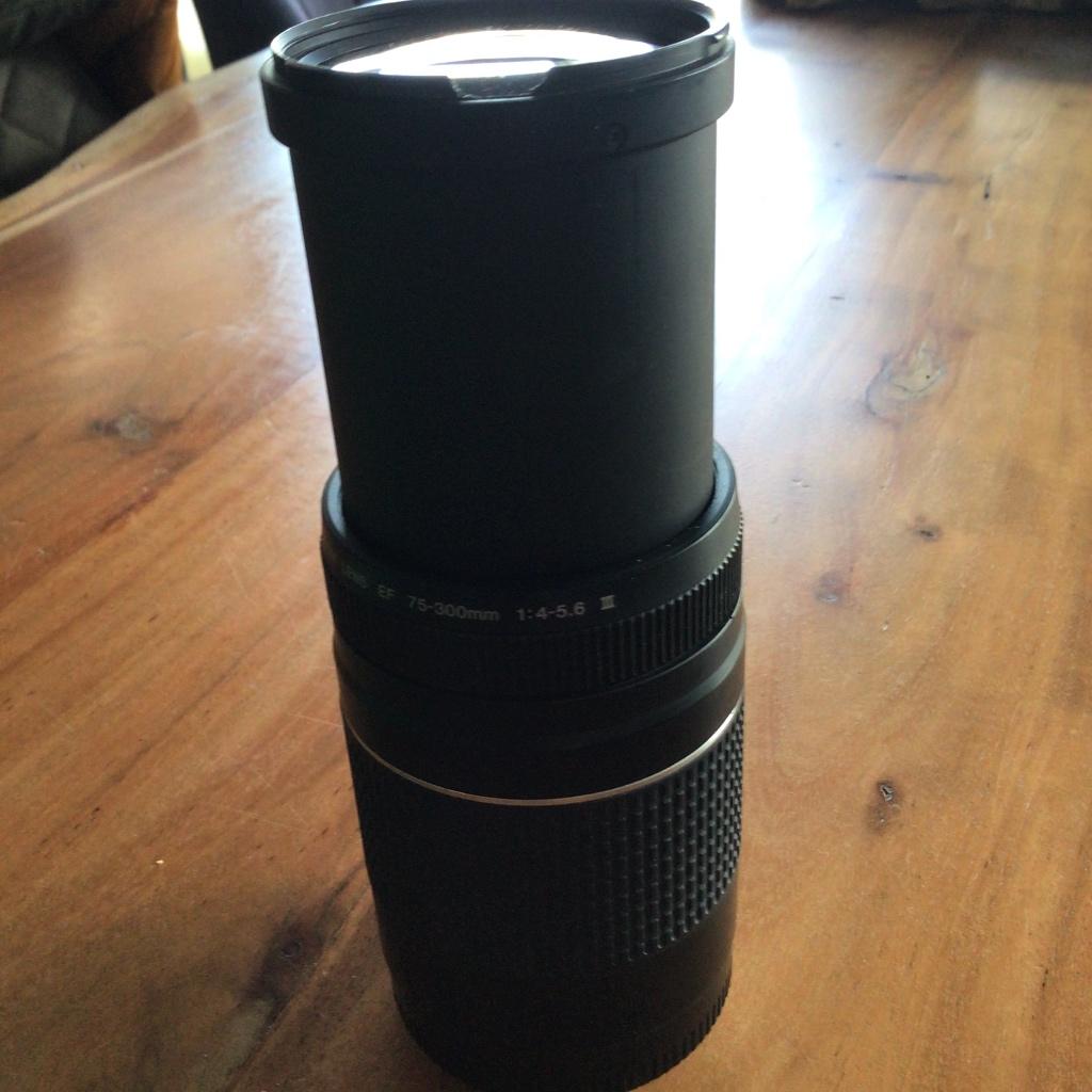 Lens canon, Ophalen of Verzenden, Gebruikt, Telelens