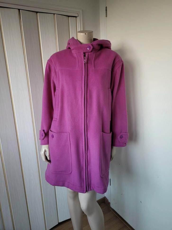 Designer Valentino wollen/cashmere jas maat S, Kleding | Dames, Jassen | Winter, Zo goed als nieuw, Maat 38/40 (M), Paars, Ophalen of Verzenden