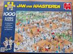 Puzzel: Jan van Haasteren 1000 st De tennisbaan (zgan), Ophalen of Verzenden, Zo goed als nieuw