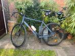 BTWIN Racefiets RC120 flatbar microshift &schijfremmen blauw, Minder dan 10 versnellingen, Zo goed als nieuw, 50 tot 53 cm, Ophalen