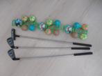 Kindergolfsetje met 12 ballen, Ophalen of Verzenden, Zo goed als nieuw